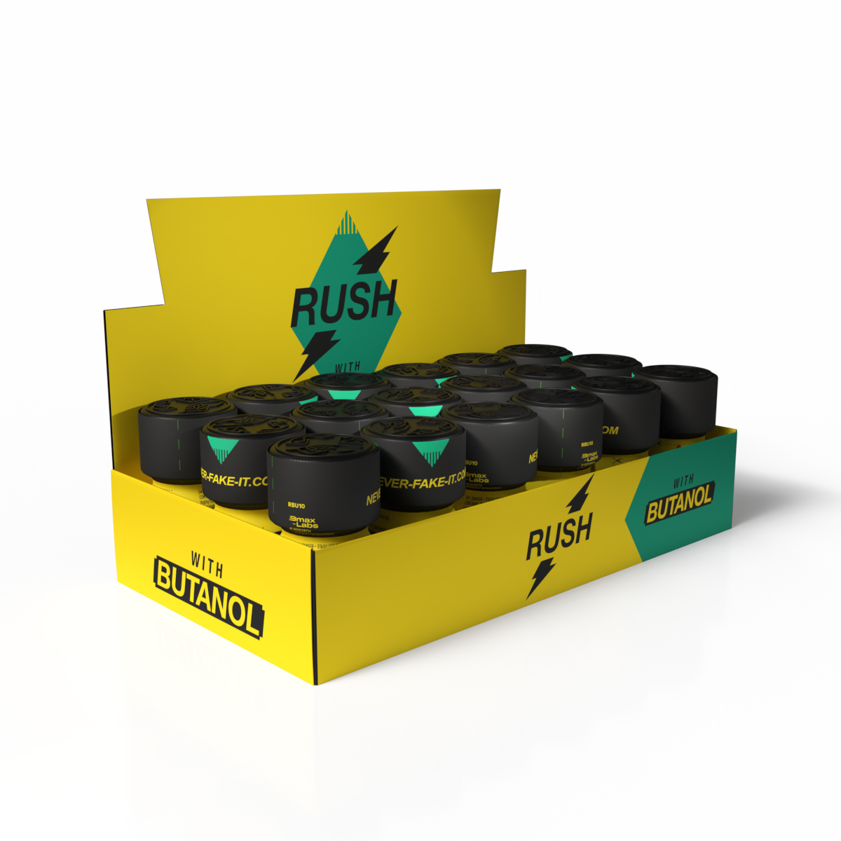 Expositor Rush With Butanol — bandeja 18 unidades